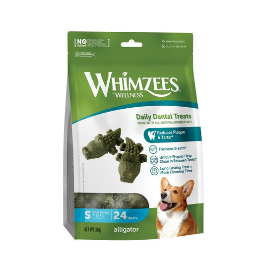 Whimzees Small Alligator 24 Bag x 6 Whimzees