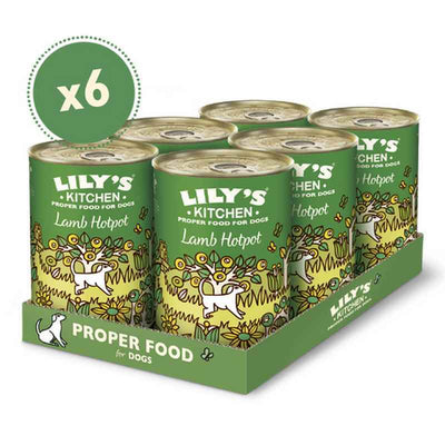 Lilys Kitchen Slow Slow Cooked Lamb Hotpot Tins 400g x 6 Lily's Kitchen