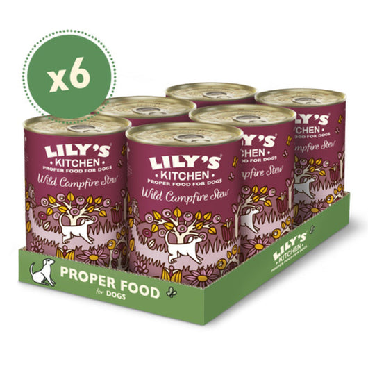 Lilys Kitchen Wild Campfire Stew Tins 400g x 6 Lily's Kitchen