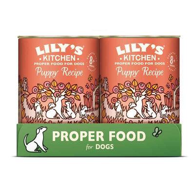 Lilys Kitchen Chicken Dinner for Puppies Tins 400g x 6 Lily's Kitchen