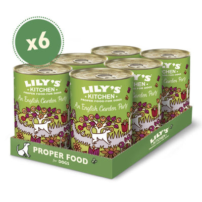 Lilys Kitchen An English Garden Party Tins 400g x 6 Lily's Kitchen
