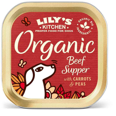 Lilys Kitchen Organic Beef Supper Foils 150g x 11 Lily's Kitchen