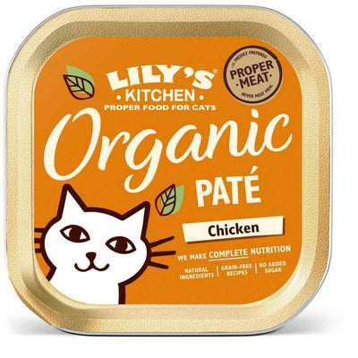 Lilys Kitchen Organic Pate Chicken Foils 85g x 19 Lily's Kitchen