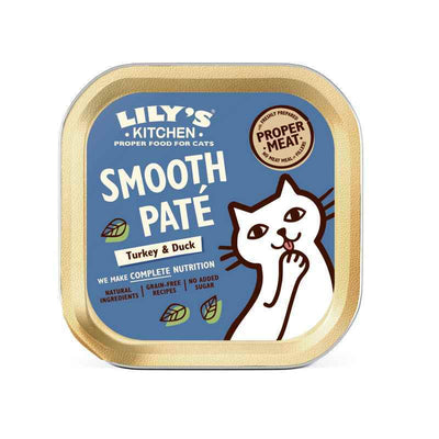 Lilys Kitchen Cat Smooth Pate Turkey with Duck Foils 85g x 19 Lily's Kitchen