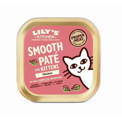Lilys Kitchen Kitten Chicken Dinner Foils 85g x 19 Lily's Kitchen