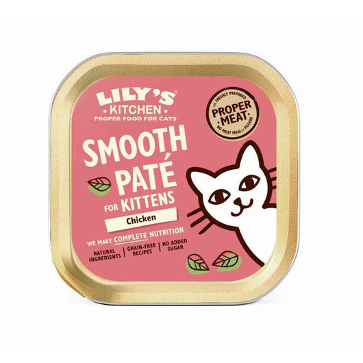Lilys Kitchen Kitten Chicken Dinner Foils 85g x 19 Lily's Kitchen