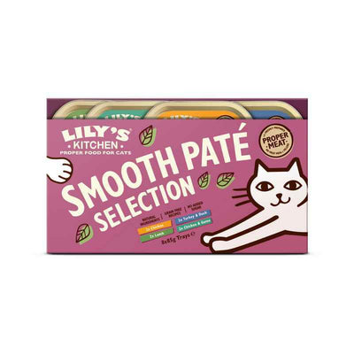 Lilys Kitchen Cat Smooth Pate Multipack Foil 85g x 8 x 4 Lily's Kitchen