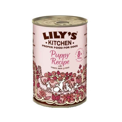 Lilys Kitchen Puppy Recipe Turkey & Duck 400g x 6 Lily's Kitchen