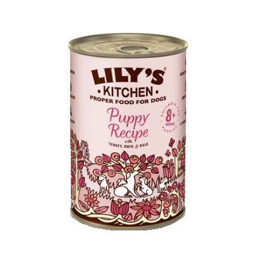 Lilys Kitchen Puppy Recipe Turkey & Duck 400g x 6 Lily's Kitchen