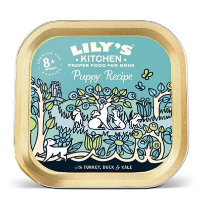 Lilys Kitchen Puppy Recipe Turkey & Duck Foil 150g x 10 Lily's Kitchen