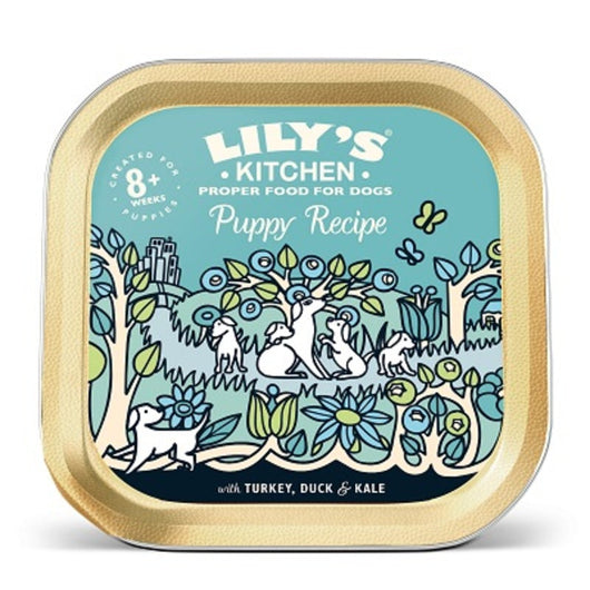 Lilys Kitchen Puppy Recipe Turkey & Duck Foil 150g x 10 Lily's Kitchen
