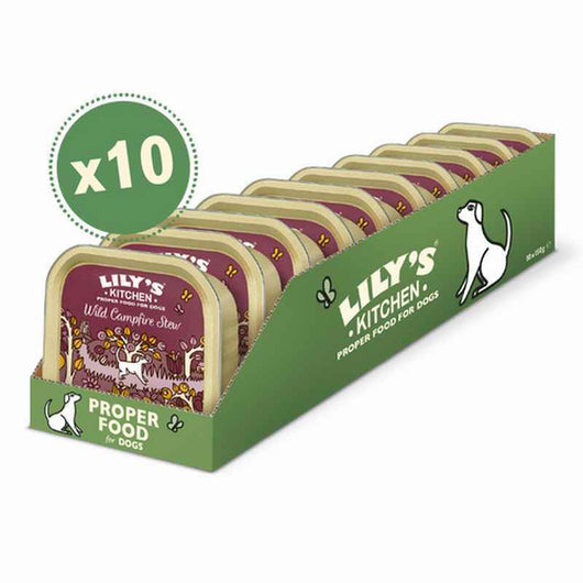 Lilys Kitchen Wild Campfire Stew Foil 150g x 10 Lily's Kitchen