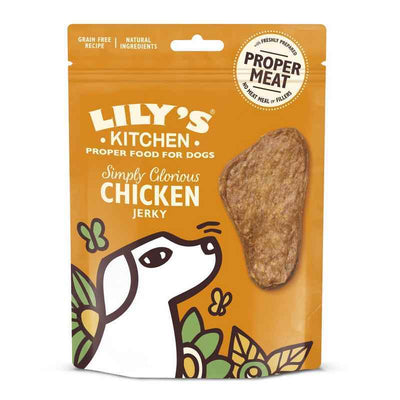Lilys Kitchen Simply Glorious Chicken Jerky Dog Treats 70g x 8 Lily's Kitchen