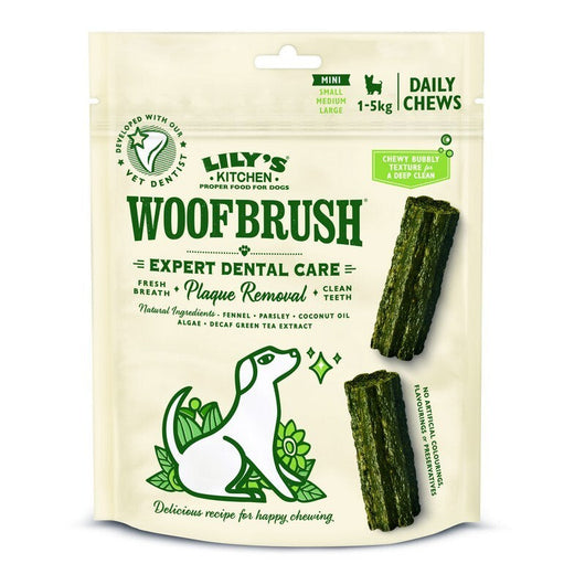 Woofbrush Dental Chew Mini Multipack 130g x 7 Lily's Kitchen