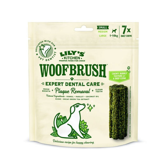 Woofbrush Dental Chew Small Multipack 154g x 5 Lily's Kitchen
