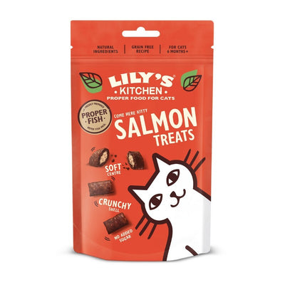 Lilys Kitchen Cat Salmon Treats 60g x 10 Lily's Kitchen