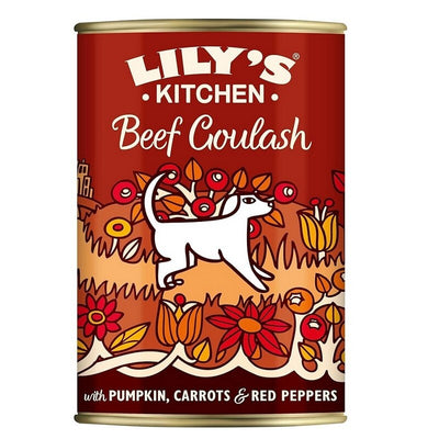 Lilys Kitchen Beef Goulash Tins 400g x 6 Lily's Kitchen