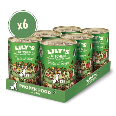 Lilys Kitchen Pasta Al Ragu Tins 400g x 6 Lily's Kitchen