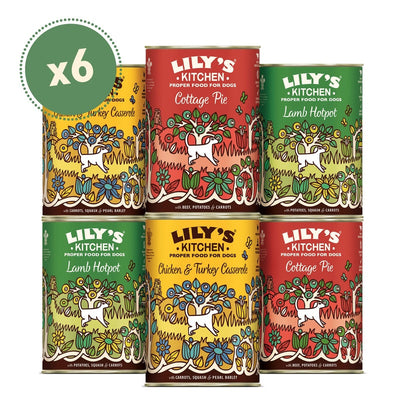 Lilys Kitchen Classic Dinners Multipack Tins 400g x 6 Lily's Kitchen