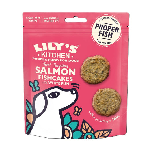 Lilys Kitchen Salmon Fishcakes Dog Treats 70g x 8 Lily's Kitchen
