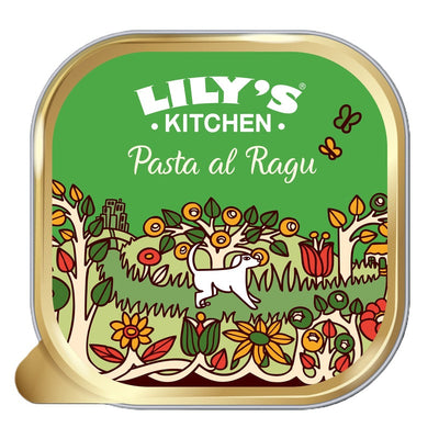 Lilys Kitchen Pasta al Ragu Trays 150g x 10 Lily's Kitchen