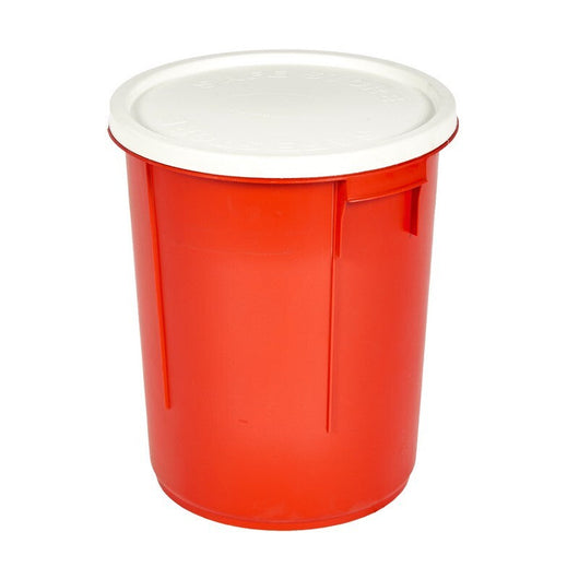 Pet Feed Container & Lid Red 28L Earlswood