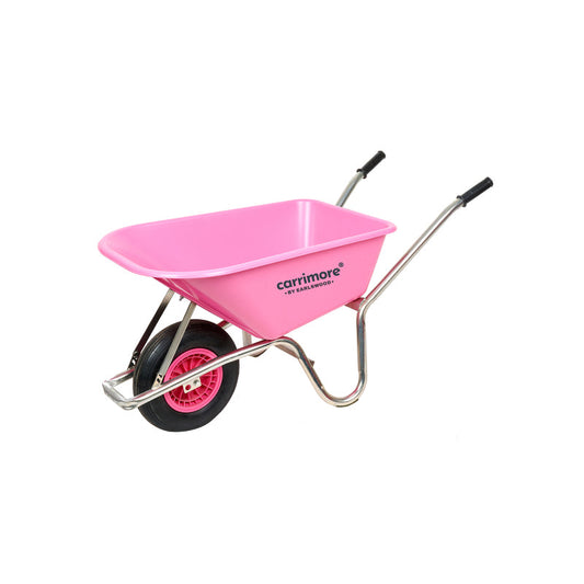 Carrimore Stable Wheelbarrow - Pink 120L Earlswood