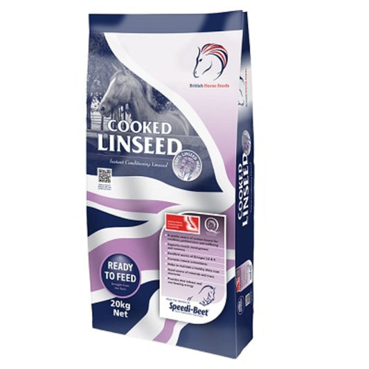 British Horse Feeds Cooked Linseed Meal 20kg Linseed