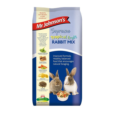 Mr Johnsons Supreme Rabbit Tropical Fruit Mix 15kg Mr Johnsons