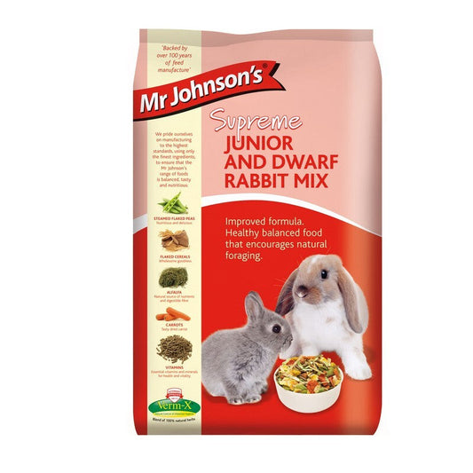 Mr Johnsons Supreme Rabbit Junior & Dwarf 2.25kg Mr Johnsons