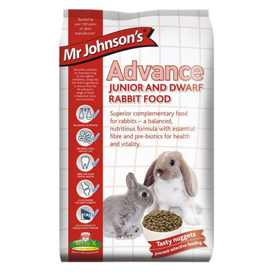 Mr Johnsons Advance Junior & Dwarf Rabbit Food 1.5kg Mr Johnsons