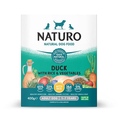 Naturo Adult Duck with Rice & Veg Trays 400g x 7 Naturo