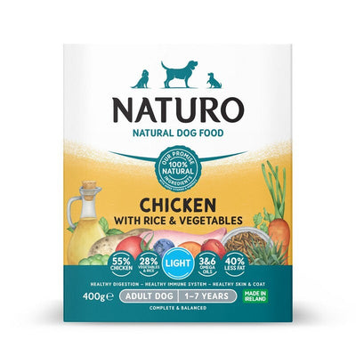 Naturo Adult Light Chicken with Rice & Veg Trays 400g x 7 Naturo