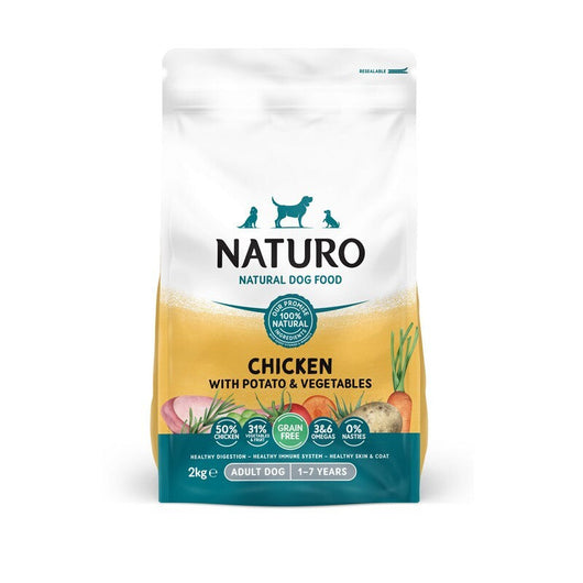 Naturo Adult Grain Free Chicken with Potato & Veg 2kg x 4 Naturo