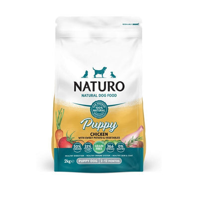 Naturo Puppy Grain Free Chicken with Sweet Potato & Veg 2kg x 4 Naturo