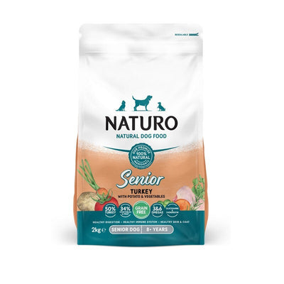 Naturo Senior Grain Free Turkey with Potato & Veg 2kg x 4 Naturo