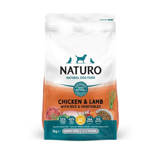 Naturo Adult Chicken & Lamb with Rice & Veg 2kg x 4 Naturo