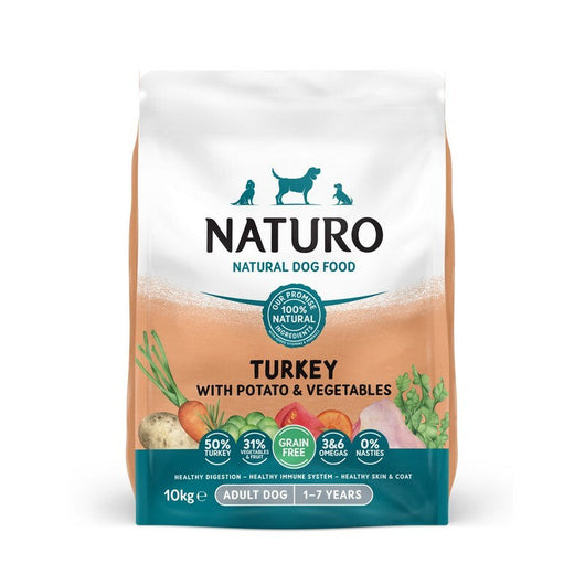 Naturo Adult Grain Free Turkey with Potato & Veg 10kg Naturo