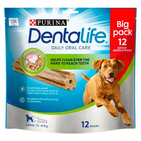 DentaLife Large (25kg-40kg) 426g 12 Sticks x 3 DentaLife