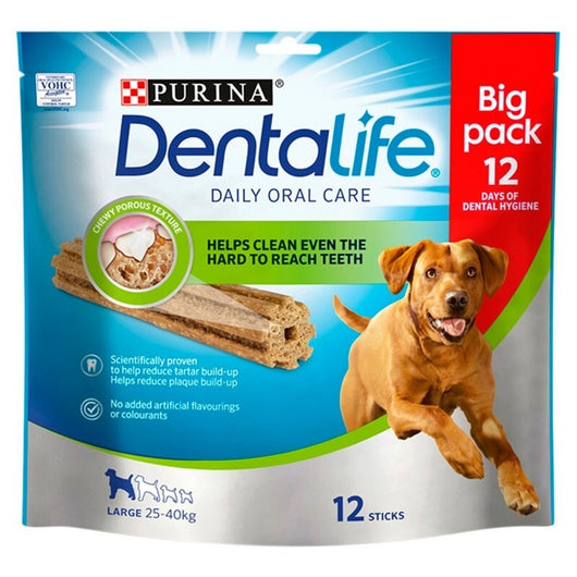 DentaLife Large (25kg-40kg) 426g 12 Sticks x 3 DentaLife