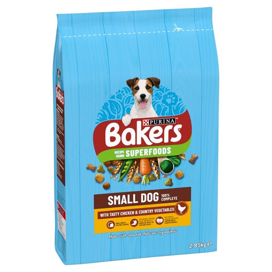 Bakers Complete Small Dog with Chicken & Veg 2.85kg Bakers
