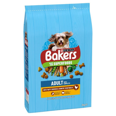 Bakers Complete Adult with Chicken & Veg 3kg Bakers