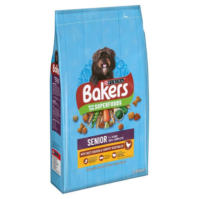 Bakers Complete Senior with Chicken & Veg 2.85kg Bakers