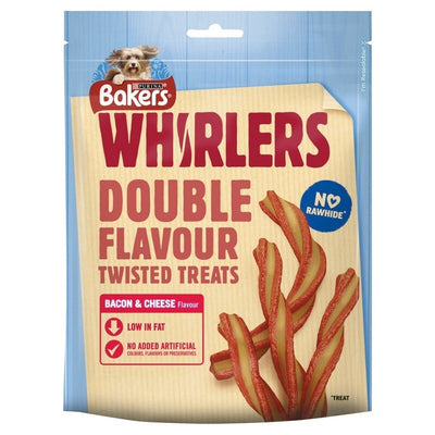 Bakers Whirlers Bacon & Cheese 130g x 6 Bakers