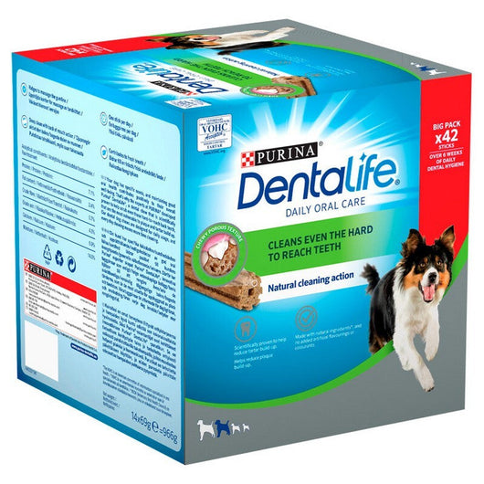 DentaLife Medium Dog 966g 42 Sticks x 2 DentaLife