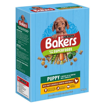Bakers Complete Puppy with Chicken & Veg 1.1kg x 5 Bakers