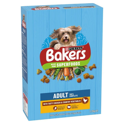 Bakers Complete Adult with Chicken & Veg 1.2kg x 5 Bakers