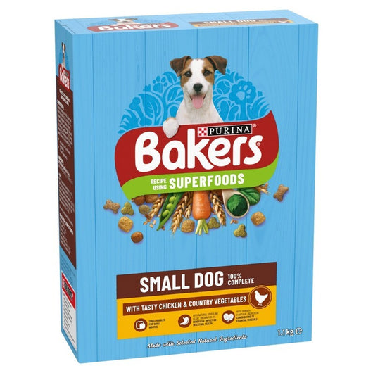 Bakers Complete Small Dog with Chicken 1.1kg x 5 Bakers
