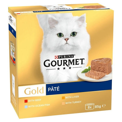 Gourmet Gold Pate Mixed Selection Tins 85g x 8 x 6 Gourmet