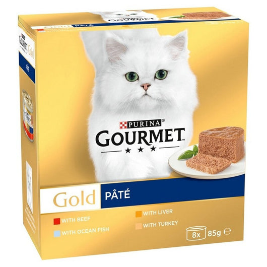 Gourmet Gold Pate Mixed Selection Tins 85g x 8 x 6 Gourmet